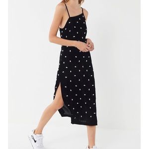 Urban Outfitters Velvet Midi Dress
